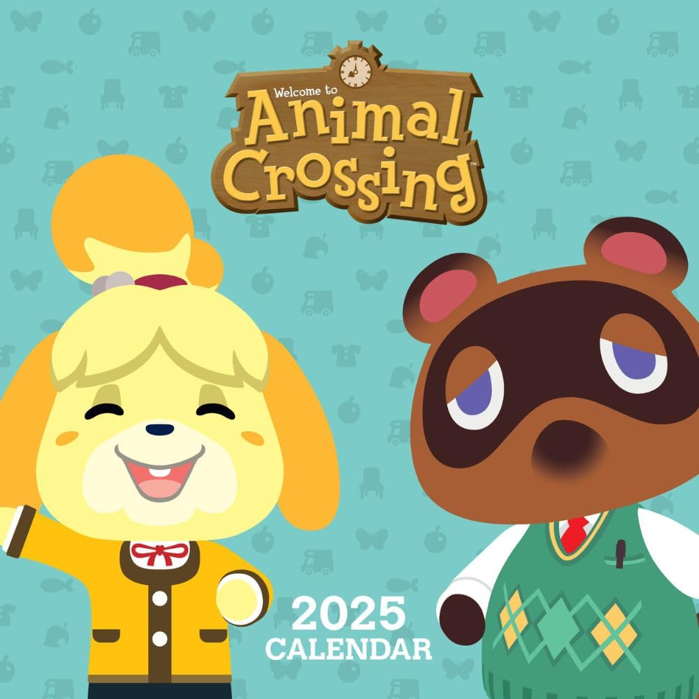 Animal Crossing 2025 Square Wall Calendar Default Title - Calendars & Planners at Gift Moments