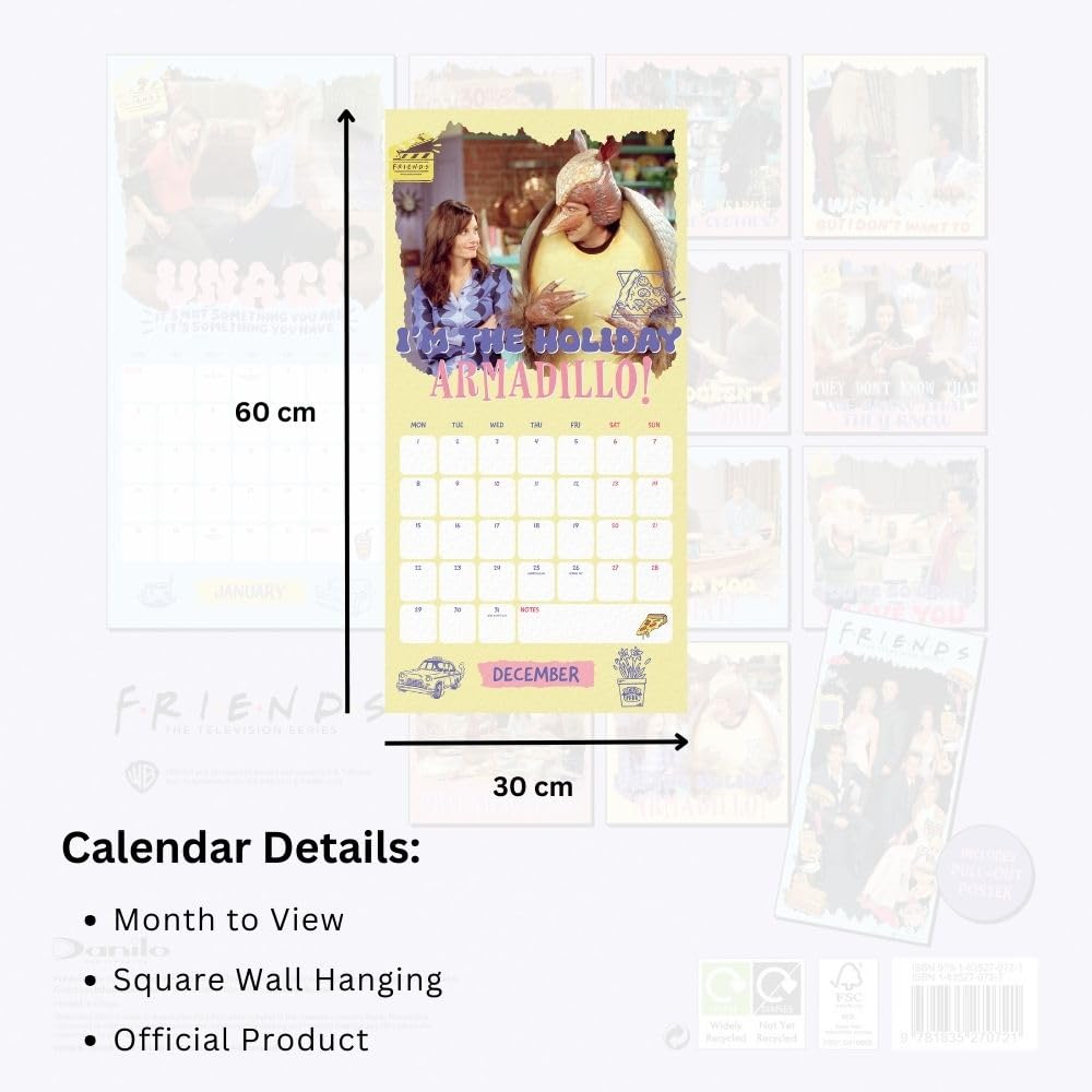 Friends Square Calendar 2025 - Calendars & Planners at Gift Moments