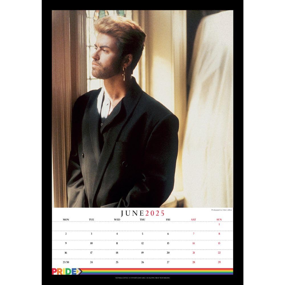 George Michael A3 Calendar 2025 - Calendars & Planners at Gift Moments