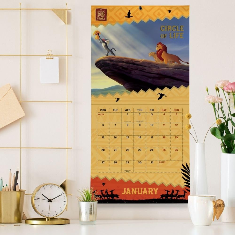 Lion King Square Calendar 2025 - Calendars & Planners at Gift Moments