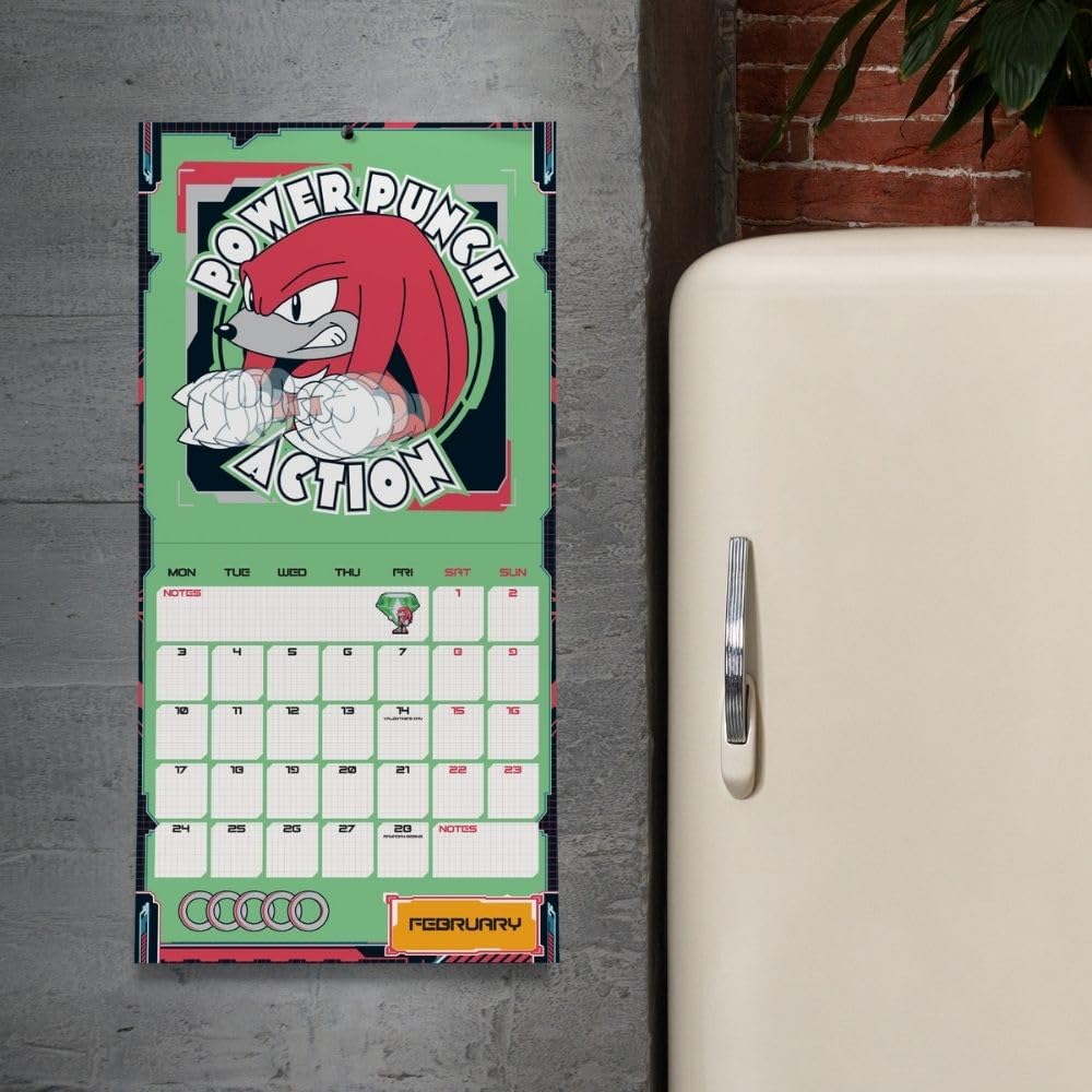 Sonic The Hedgehog 2025 Square Calendar: 6 - Calendars & Planners By Sonic The Hedgehog