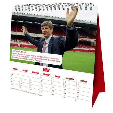 Arsenal FC Desktop Calendar 2025 - Trailblazers Edition - Calendars & Planners at Gift Moments