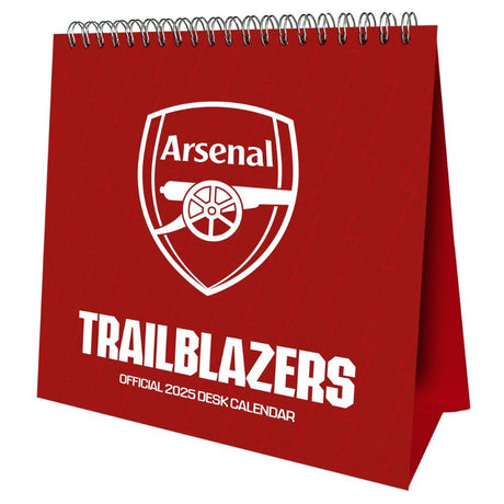 Arsenal FC Desktop Calendar 2025 - Trailblazers Edition Default Title - Calendars & Planners at Gift Moments