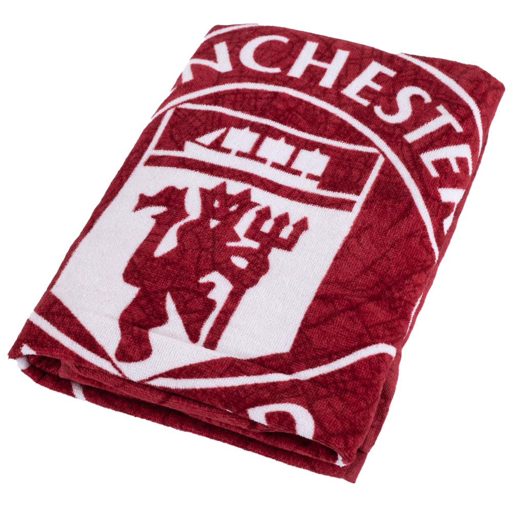 Manchester United FC Identity Beach Towel: 2 - Towels By Manchester United