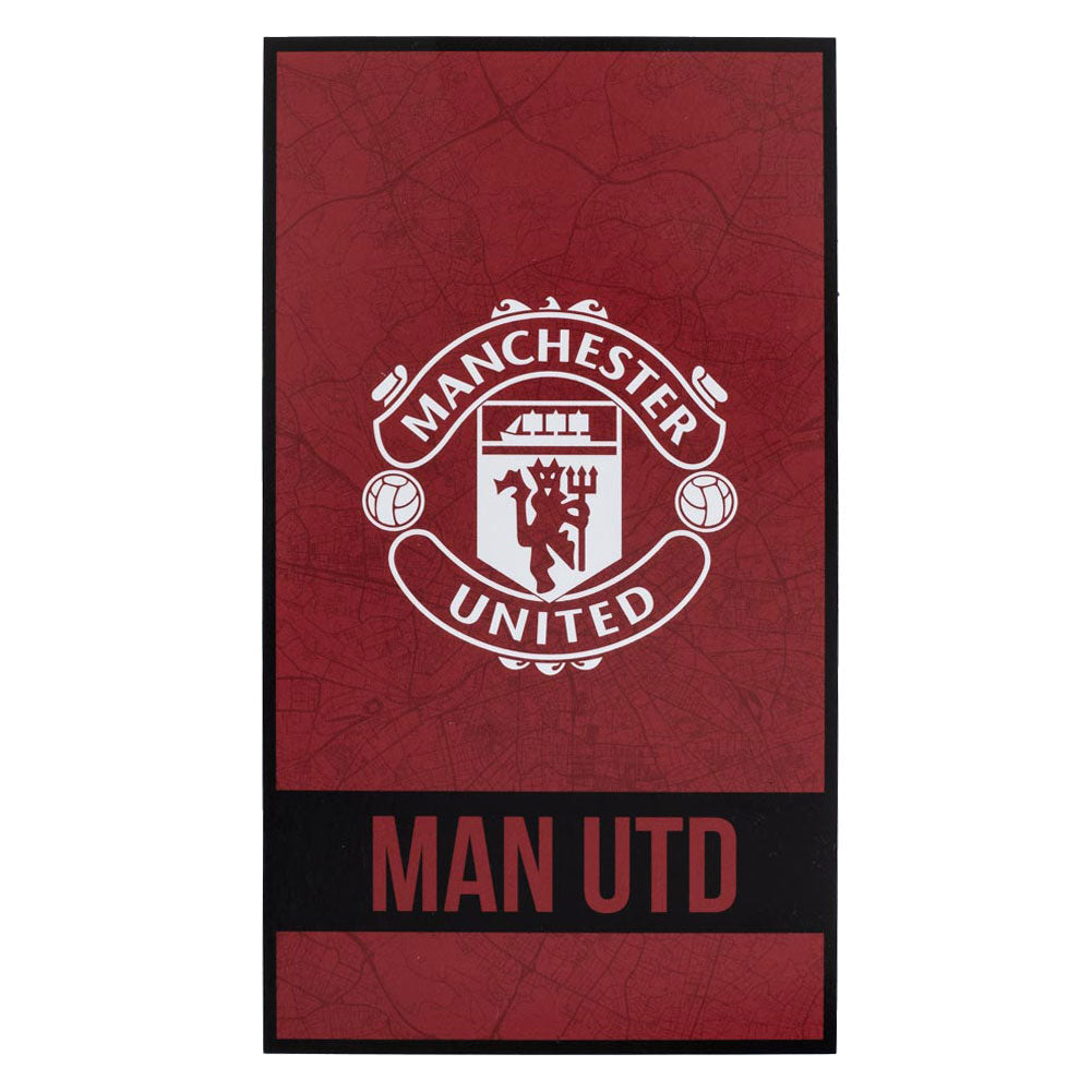 Manchester United FC Identity Beach Towel: 1 - Towels By Manchester United