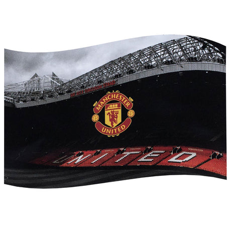 Manchester United FC Old Trafford Flag Default Title - Flags & Banners at Gift Moments