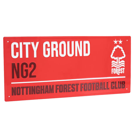 Nottingham Forest FC Colour Street Sign - Signs & Plaques at Gift Moments