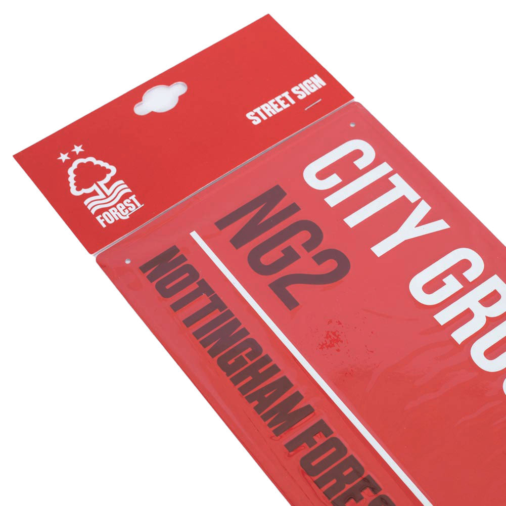 Nottingham Forest FC Colour Street Sign - Signs & Plaques at Gift Moments