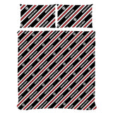 Manchester United FC Core Stripe Double Duvet Set - Bedroom at Gift Moments