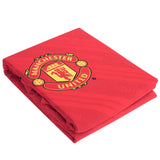 Manchester United FC Core Stripe Double Duvet Set - Bedroom at Gift Moments