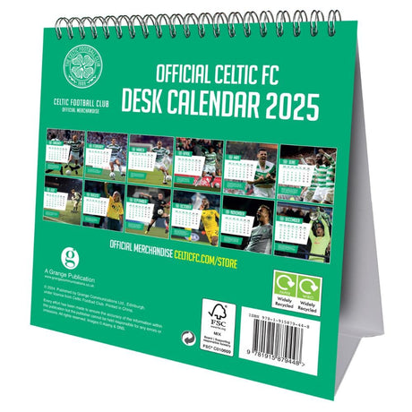 Celtic FC Desktop Calendar 2025 - Calendars at Gift Moments