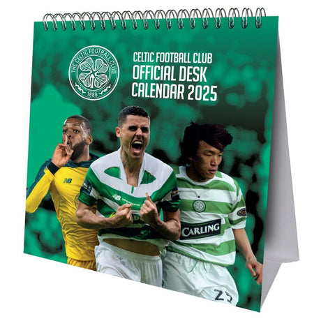 Celtic FC Desktop Calendar 2025 Default Title - Calendars at Gift Moments