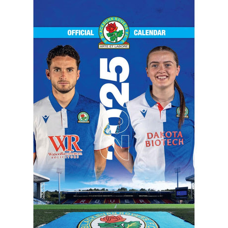 Blackburn Rovers FC A3 Calendar 2025 Default Title - Calendars & Planners at Gift Moments