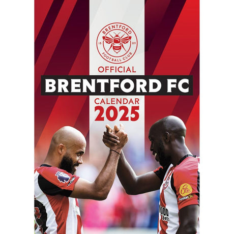 Brentford FC A3 Calendar 2025 Default Title - Calendars & Planners at Gift Moments