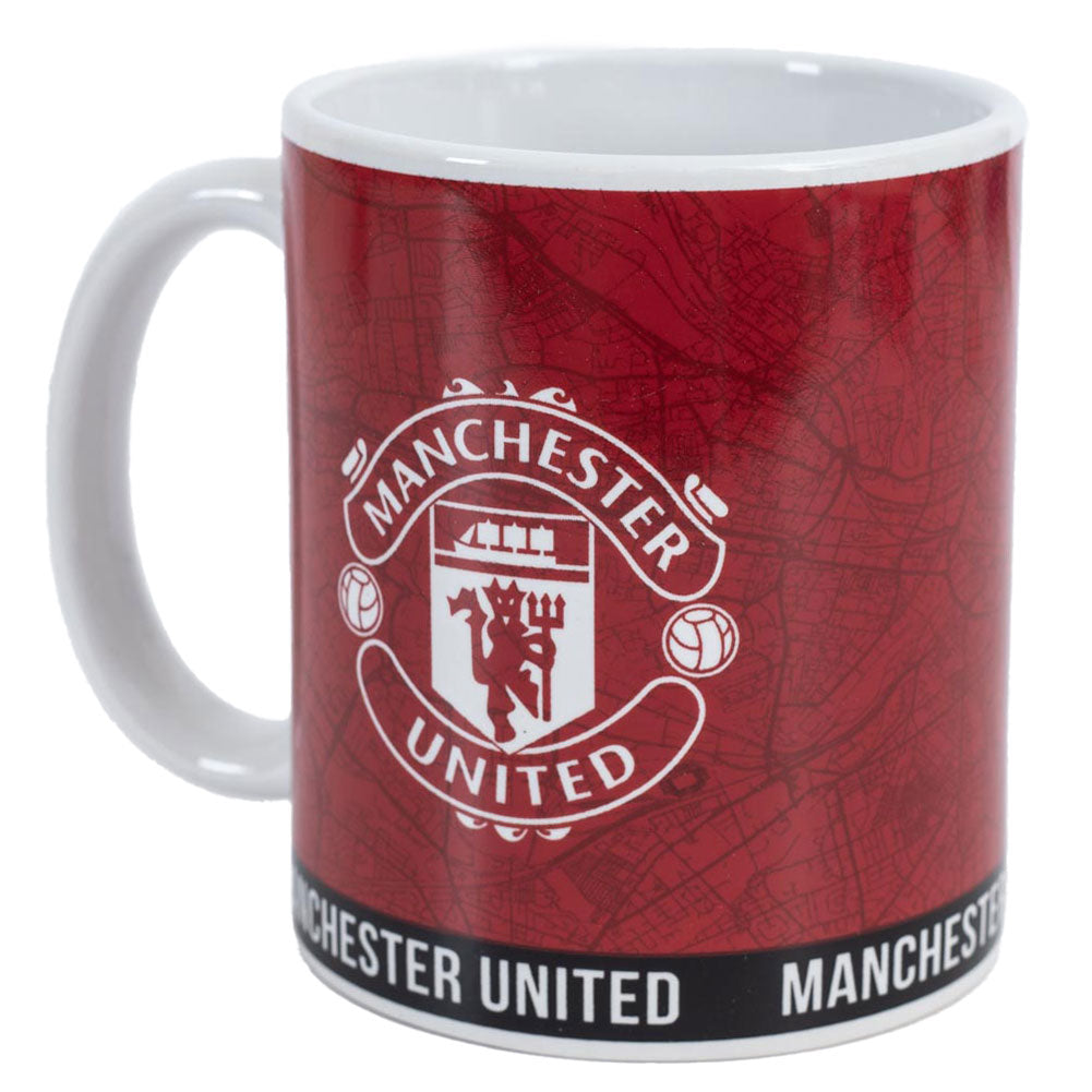 Manchester United FC Identity Mug Default Title - Mugs at Gift Moments