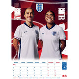 England Lionesses A3 Calendar 2025 - Calendars & Planners at Gift Moments