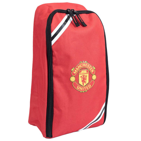 Manchester United FC Core Stripe Boot Bag Default Title - Bags at Gift Moments