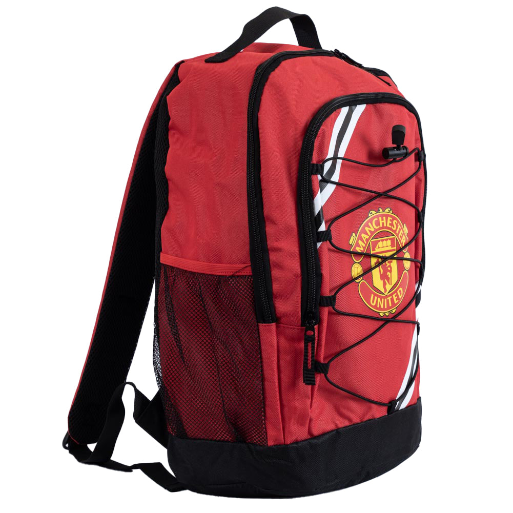 Manchester United FC Core Stripe Backpack - Bags at Gift Moments