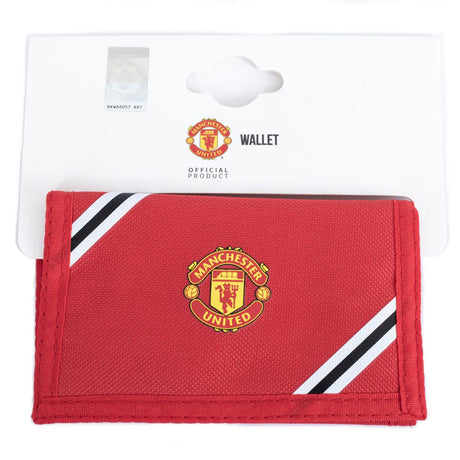 Manchester United FC Core Stripe Wallet - Wallets at Gift Moments