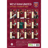 West Ham United FC A3 Calendar 2025 - Calendars & Planners at Gift Moments