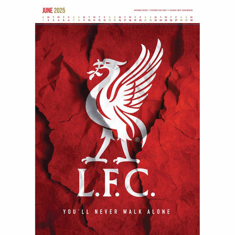 Liverpool FC Deluxe Calendar 2025: Collector's Edition - Calendars at Gift Moments