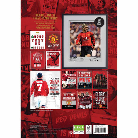 Manchester United FC Deluxe Calendar 2025 - Calendars at Gift Moments