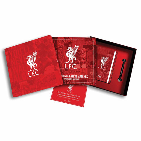 Liverpool FC Calendar & Diary Musical Gift Box 2025 Default Title - Calendars at Gift Moments