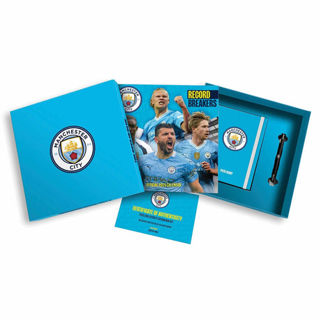 Manchester City FC Calendar & Diary Musical Gift Box 2025 Default Title - Calendars at Gift Moments