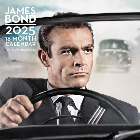 James Bond Square Calendar 2025 Default Title - Calendars at Gift Moments