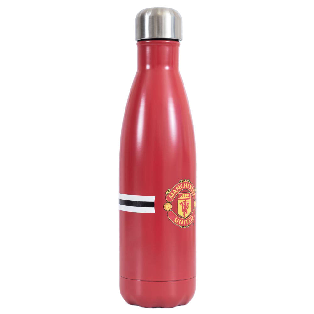 Manchester United Core Stripe Thermal Flask - Water Bottles at Gift Moments