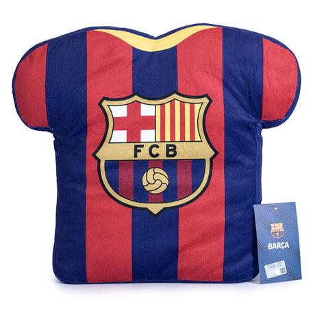 FC Barcelona Shirt Cushion - Cushions at Gift Moments