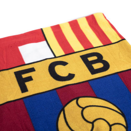 FC Barcelona Logo Fleece Blanket - Blankets at Gift Moments