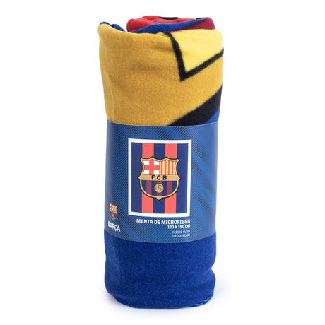 FC Barcelona Logo Fleece Blanket - Blankets at Gift Moments