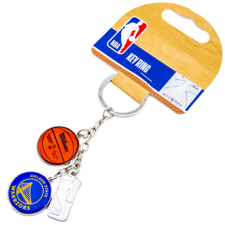 Golden State Warriors Charm Keyring - Keyrings at Gift Moments