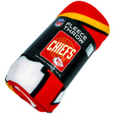 Kansas City Chiefs Fleece Blanket 150cm x 125cm: 3 - Blankets By American Sports