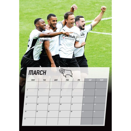 Derby County FC A3 Calendar 2025 - Official Licensed Merchandise - Calendars & Planners at Gift Moments