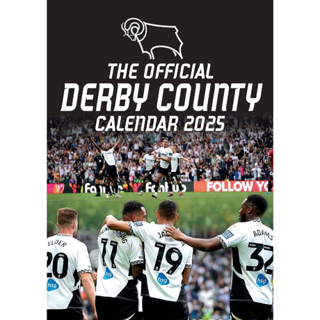 Derby County FC A3 Calendar 2025 - Official Licensed Merchandise Default Title - Calendars & Planners at Gift Moments