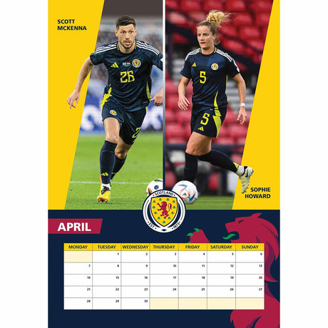 Scottish FA A3 Calendar 2025 - Calendars & Planners at Gift Moments