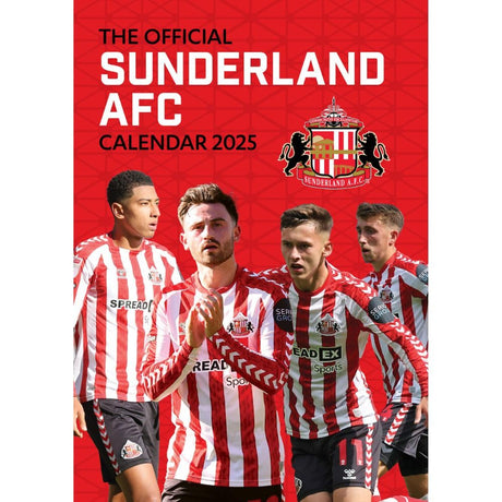 Sunderland AFC A3 Calendar 2025 Default Title - Calendars & Planners at Gift Moments