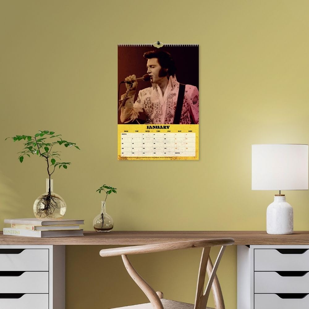 Elvis Presley 2025 A3 Wall Calendar: 6 - Calendars & Planners By Elvis Presley