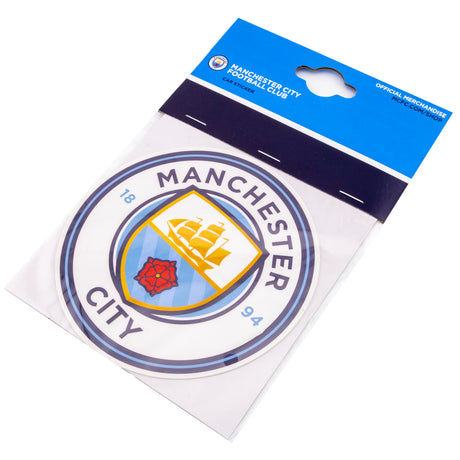 Manchester City FC Crest Car Sticker - Car Accessories at Gift Moments