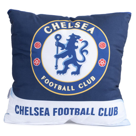 Chelsea FC Text Cushion - Blue Football Memorabilia - Cushions at Gift Moments