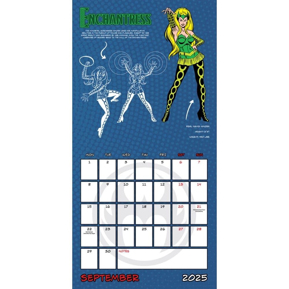 Marvel Comics 2025 Square Wall Calendar: 3 - Calendars & Planners By Marvel