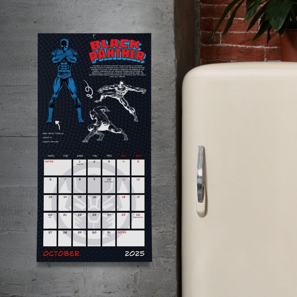 Marvel Comics 2025 Square Wall Calendar: 6 - Calendars & Planners By Marvel