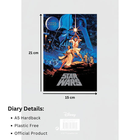 Star Wars A5 Diary 2025 - Diaries at Gift Moments