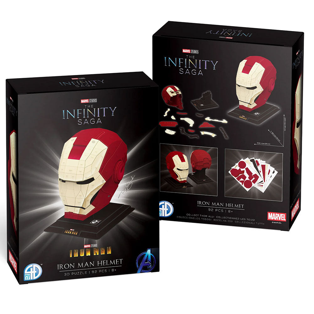 Iron Man Helmet 3D Model Puzzle: 3 - Puzzles & Games By Marvel