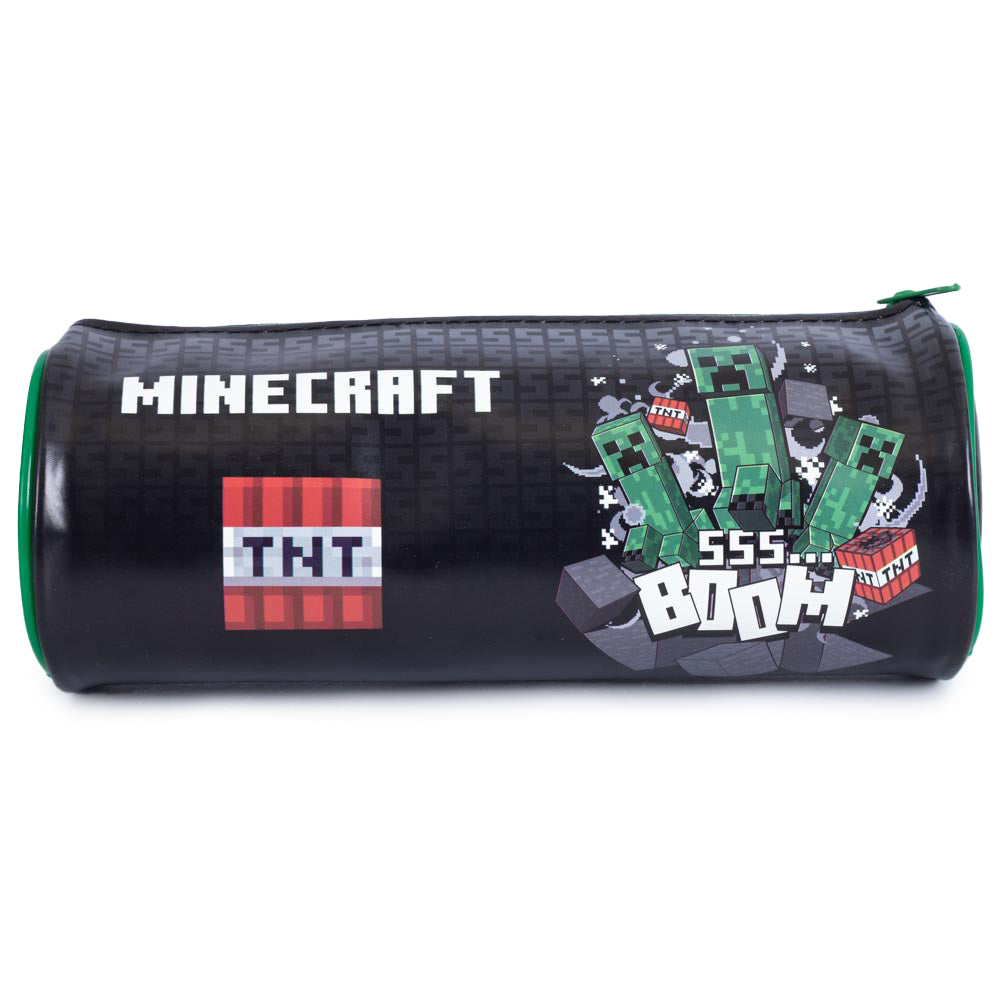 Minecraft Barrel Pencil Case Default Title - Pencil Cases & Sets at Gift Moments