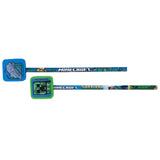 Minecraft Pencil & Topper Set: 2 - Pens & Pencils By Minecraft