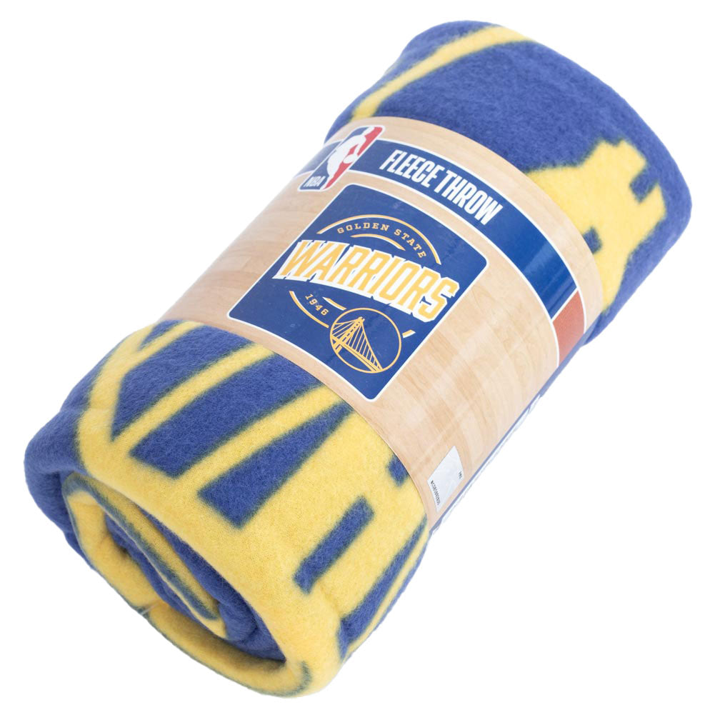 Golden State Warriors Fleece Blanket: 3 - Blankets By American Sports