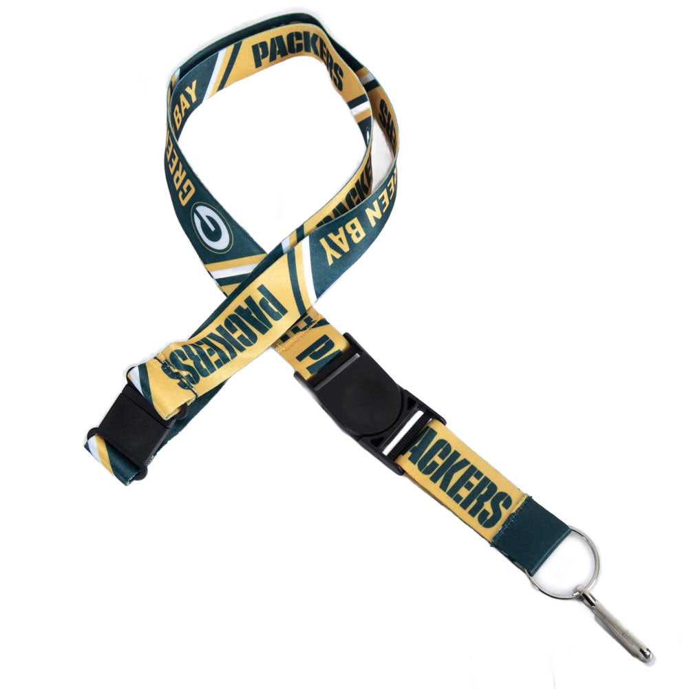 Green Bay Packers Detachable Lanyard: 3 - Lanyards By American Sports